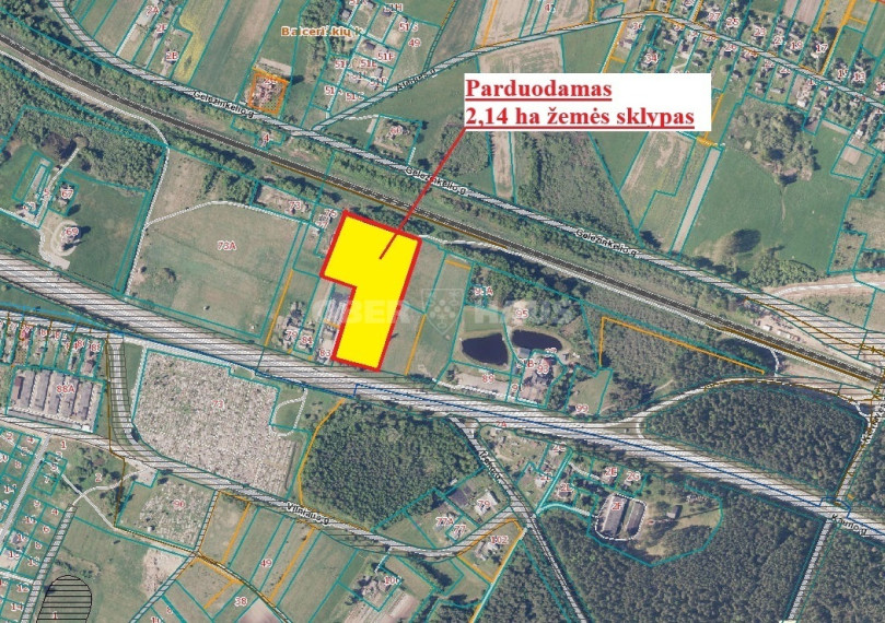 Parduodamas komercinės paskirties sklypas Kauno g., Vievio m., Elektrėnų sav., 214 a ploto 2