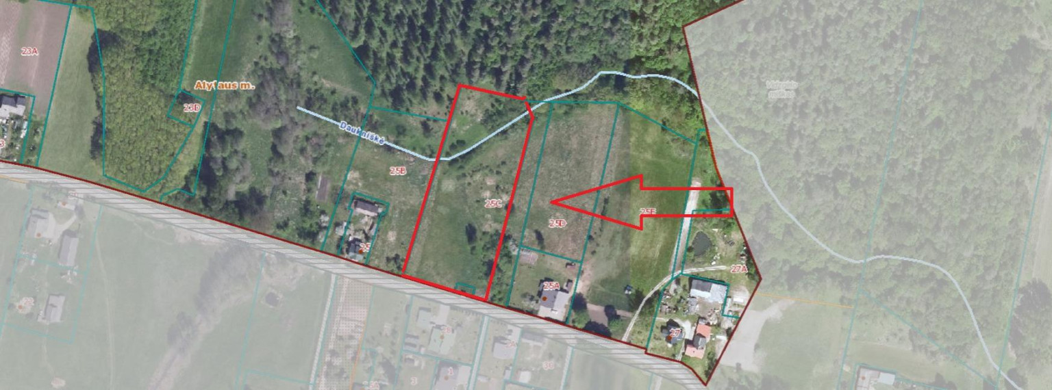 Parduodamas sklypas Radžiūnų g., Likiškėliai, Alytaus m., Alytaus m. sav., 81.00 a ploto 1