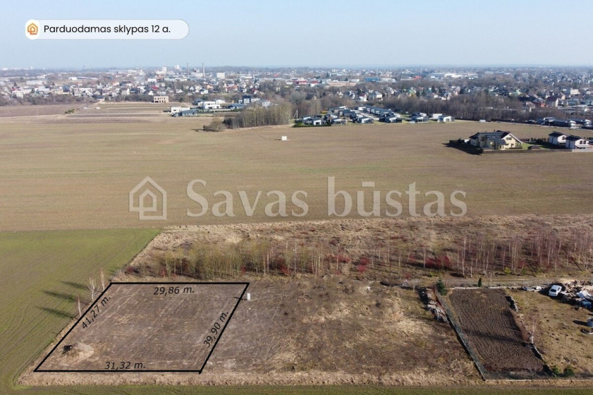 Parduodamas  sklypas Kauno m. sav., Kauno m., Aleksotas, Pagairės akl., 12 a ploto 2