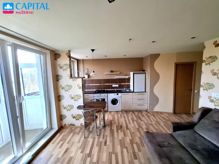 Parduodamas butas Sodų g., Mažeikių m., Mažeikių r. sav., 26.32 m2 ploto, 1 kambariai 2