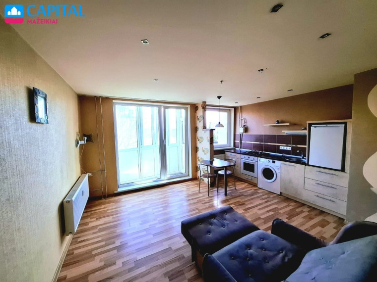 Parduodamas butas Sodų g., Mažeikių m., Mažeikių r. sav., 26.32 m2 ploto, 1 kambariai 3