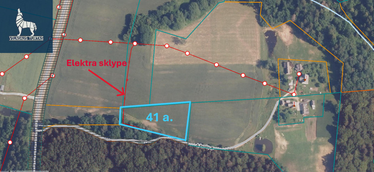 Parduodamas kitos paskirties sklypas Saulėtekių k., Kauno r. sav., 414 a ploto 1
