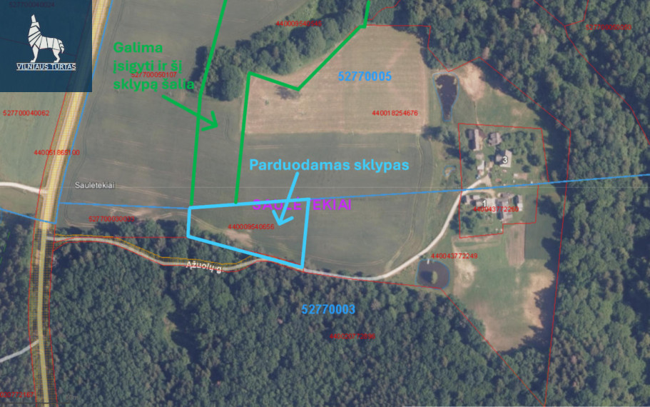 Parduodamas kitos paskirties sklypas Saulėtekių k., Kauno r. sav., 414 a ploto 4