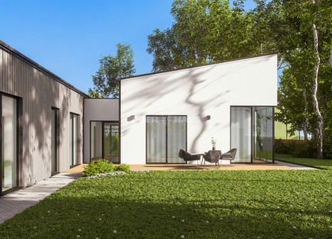 Parduodamas namas Tvenkinio g. , Ketvergių k., Klaipėdos r. sav., 140 m2 ploto, 1 aukštai