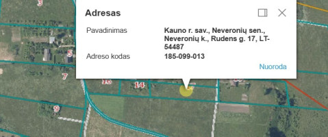 Parduodamas  sklypas Rudens g., Neveronių k., Kauno r. sav., 42.6 a ploto 16