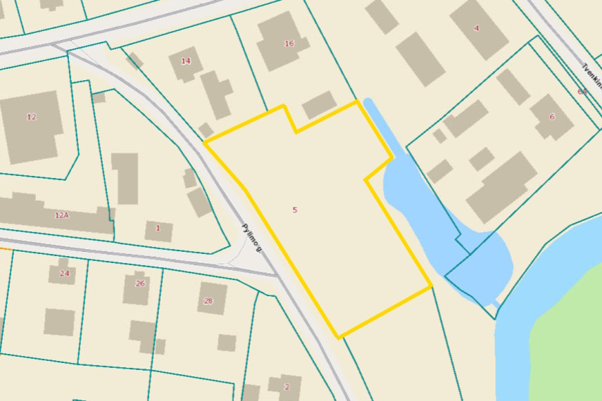 Parduodamas  sklypas Pylimo g., Kaišiadorių m., Kaišiadorių r. sav., 42 a ploto 8
