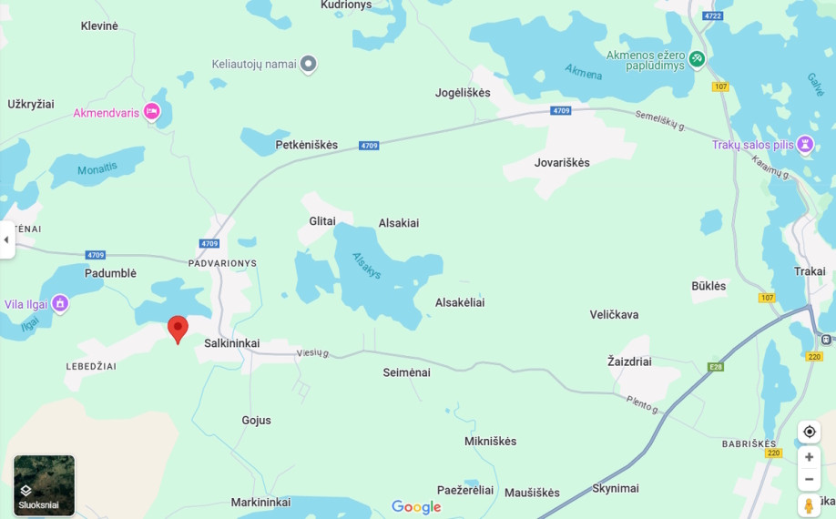 Parduodamas sklypas Salkininkų k., Trakų r. sav., 30 a ploto 6