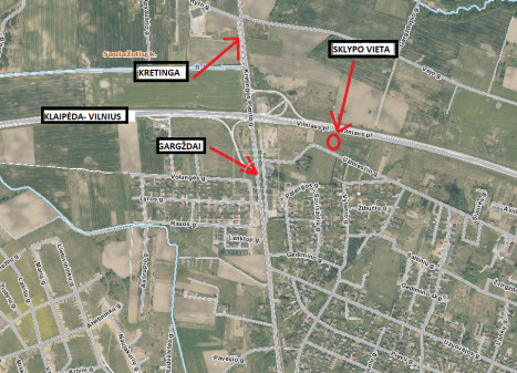 Parduodamas  sklypas Gargždų m., Klaipėdos r. sav., 66 a ploto