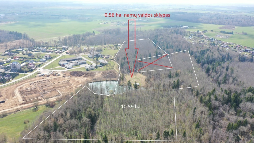 Parduodamas kitos paskirties sklypas Kauno r. sav., Mastaičių k., Pakraščio, 1059 a ploto 6