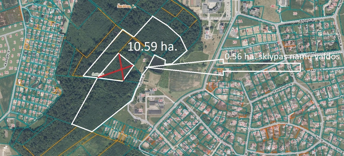 Parduodamas kitos paskirties sklypas Kauno r. sav., Mastaičių k., Pakraščio, 1059 a ploto 10