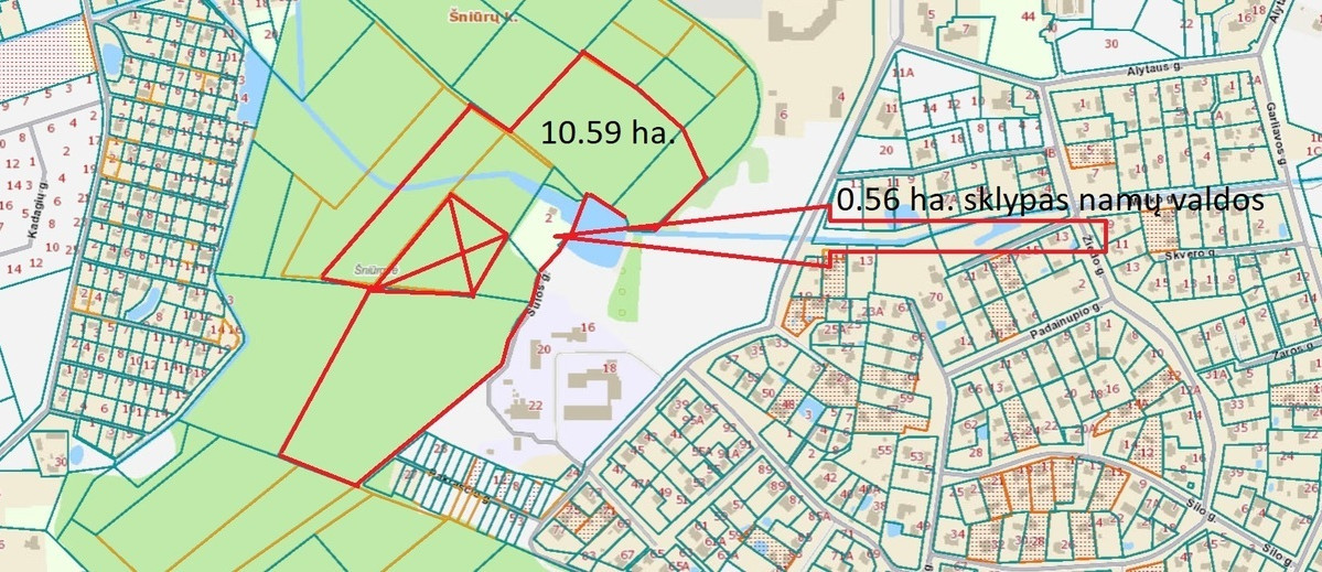 Parduodamas kitos paskirties sklypas Kauno r. sav., Mastaičių k., Pakraščio, 1059 a ploto 11