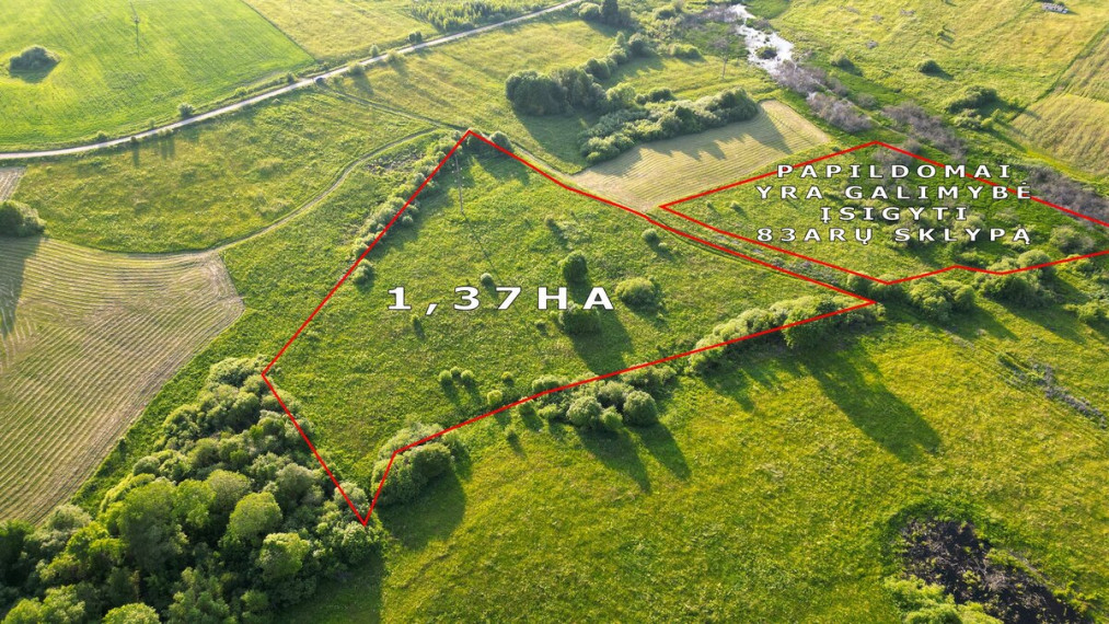 Parduodamas  sklypas Alaušų g., Balninkų mstl., Molėtų r. sav., 137 a ploto 4