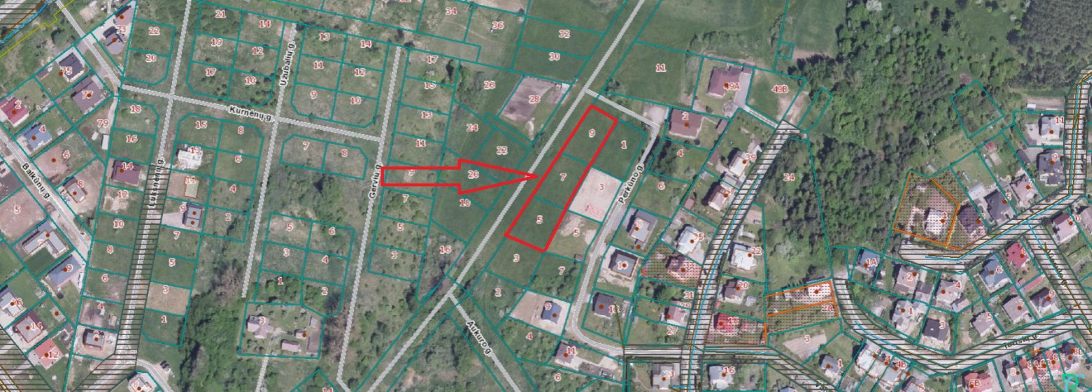 Parduodamas sklypas Kalvos g., Likiškėliai, Alytaus m., Alytaus m. sav., 9.00 a ploto 3
