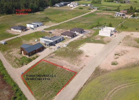 Parduodamas namų valdos paskirties sklypas Salduvės g., Žuvininkų k., Šiaulių r. sav., 12 a ploto