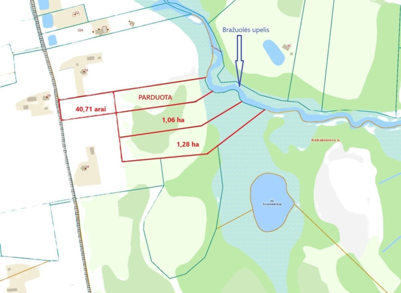 Parduodamas sklypas Elektrėnų sav., Vilūniškių k., Senojo Kelio g., 106 a ploto 3