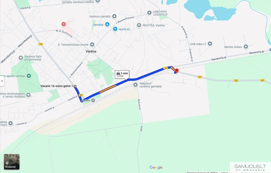 Parduodamos administracinės patalpos Geležinkelio g., Varėnos m., Varėnos r. sav., 463.5 m2 ploto 14