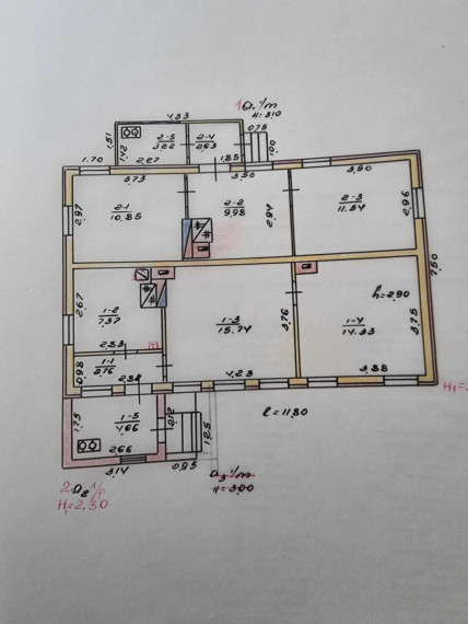 Parduodamas namas Ukmergės m., Ukmergės r. sav., 83.08 m² ploto 4 kambariai 3