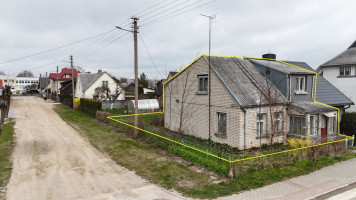 Parduodamas namas D. Poškos g., Tauragės m., Tauragės r. sav., 63.91 m2 ploto, 1 aukštai 4
