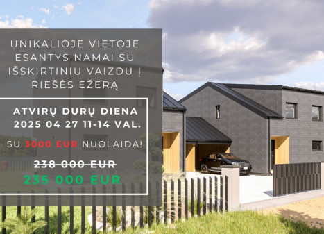 Parduodamas namas Grikienių k., Vilniaus r. sav., 127 m2 ploto, 2 aukštai