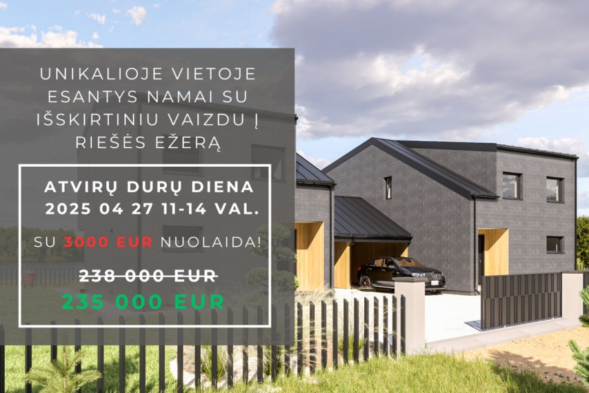 Parduodamas namas Grikienių k., Vilniaus r. sav., 127 m2 ploto, 2 aukštai 1