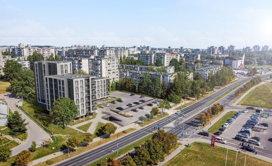 Parduodamas butas Rygos g., Justiniškės, Vilniaus m., Vilniaus m. sav., 39.52 m2 ploto, 2 kambariai 6