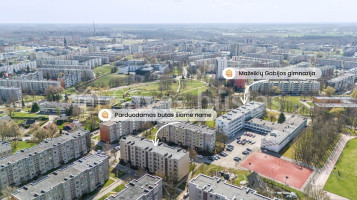 Parduodamas butas J. Tumo-Vaižganto g., Mažeikių m., Mažeikių r. sav., 36.05 m2 ploto, 1 kambariai 15