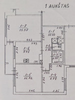 Parduodamas butas Vėtrungių g., Fabijoniškės, Vilniaus m., Vilniaus m. sav., 61.82 m² ploto 3 kambariai 20