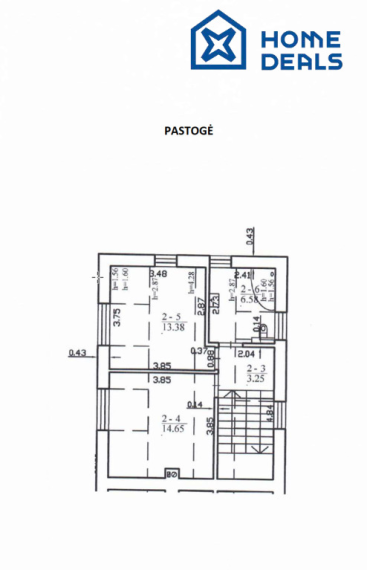 Parduodamas namas Placio g., Karklės k., Klaipėdos r. sav., 102.73 m² ploto 4 kambariai 39