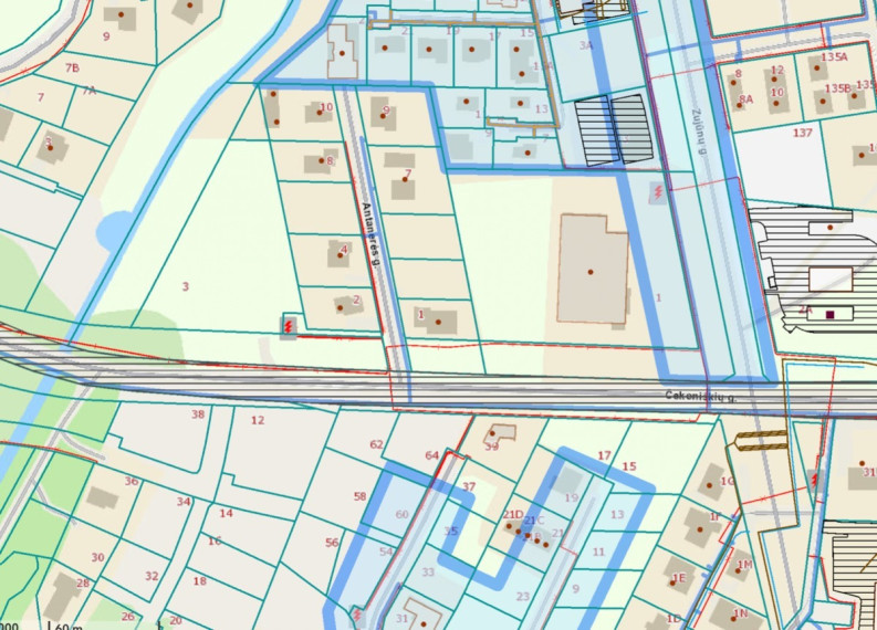 Parduodamas sklypas Antanerės g., Pilaitė, Vilniaus m., Vilniaus m. sav., 8.61 a ploto 3