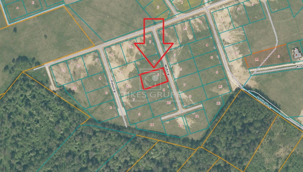 Parduodamas sklypas Miško g., Gargždų m., Klaipėdos r. sav., 15 a ploto 1
