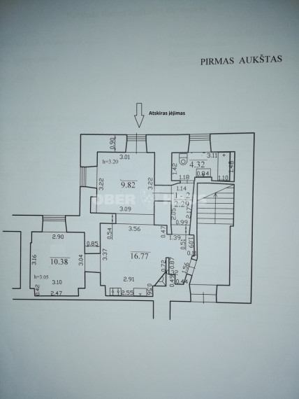 Nuomojamos kitos paskirties patalpos Pilies g., Senamiestis, Vilniaus m., Vilniaus m. sav., 43.58 m2 ploto 5