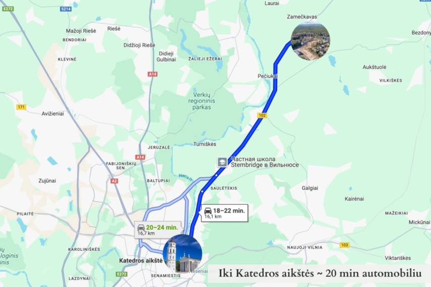 Parduodamas kitos paskirties sklypas Nemenčinės pl., Miškonių k., Vilniaus r. sav., 10 a ploto 8