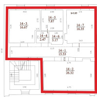 Nuomojamos administracinės patalpos Kalvarijų g., Šnipiškės, Vilniaus m., Vilniaus m. sav., 88.38 m2 ploto 13
