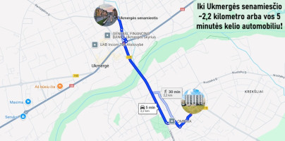 Parduodamas butas Jaunimo g., Ukmergės m., Ukmergės r. sav., 37.27 m2 ploto, 2 kambariai 21