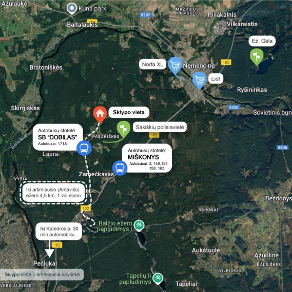 Parduodamas  sklypas Sakiškių k., Vilniaus r. sav., 10.97 a ploto 25