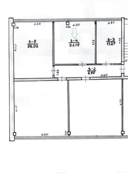 Nuomojamos patalpos Kedrų g., Naujamiestis, Vilniaus m., Vilniaus m. sav., 21 m² ploto 3