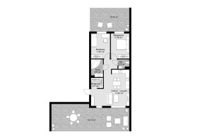 Parduodamas butas Sviliškių g., Pašilaičiai, Vilniaus m., Vilniaus m. sav., 66 m2 ploto, 3 kambariai 30