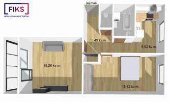 Parduodamas butas Vinčų g., Freda, Kauno m., Kauno m. sav., 49 m² ploto 2 kambariai 22
