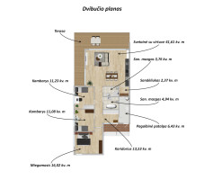 Parduodamas namas Sudimantų g., Trakų Vokė, Vilniaus m., Vilniaus m. sav., 111.17 m2 ploto, 1 aukštai 25