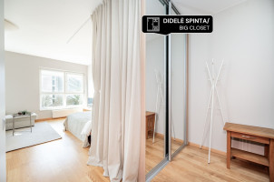 Nuomojamas butas Mokslininkų g., Bajorai, Vilniaus m., Vilniaus m. sav., 36.27 m2 ploto, 1 kambariai 20