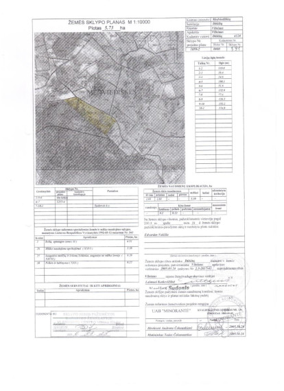 Parduodamas sklypas Medviediškių k., Vilniaus r. sav., 573 a ploto 4