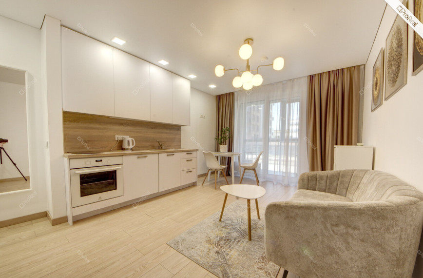 Nuomojamas butas Kernavės g., Šnipiškės, Vilniaus m., Vilniaus m. sav., 28 m2 ploto, 1 kambariai 6