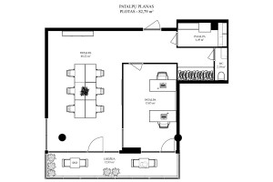 Parduodamas butas Konstitucijos pr., Šnipiškės, Vilniaus m., Vilniaus m. sav., 82.79 m2 ploto, 2 kambariai 18