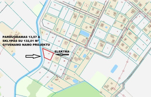 Parduodamas namų valdos paskirties sklypas Laukų g., Motaičių k., Šiaulių r. sav., 13.57 a ploto 7