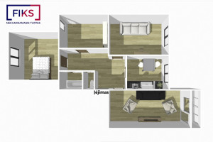 Parduodamas butas Karmėlavos g., Neveronių k., Kauno r. sav., 80.46 m² ploto 4 kambariai 21