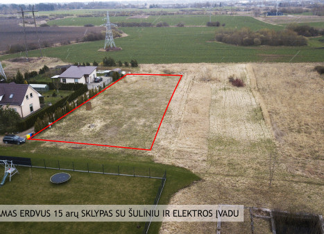 Parduodamas sklypas Alyvų g., Vinkšnėnų k., 15 a ploto