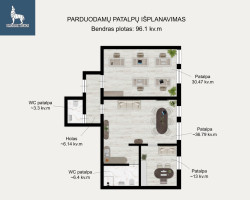 Parduodamos administracinės patalpos Aguonų g., Senamiestis, Vilniaus m., Vilniaus m. sav., 96.1 m2 ploto 3