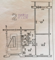 Parduodamas butas Igno Šimulionio g., Karoliniškės, Vilniaus m., Vilniaus m. sav., 46.8 m2 ploto, 2 kambariai 7