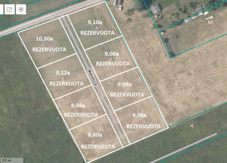 Parduodamas sklypas Sergeičikų I k., 10 a ploto