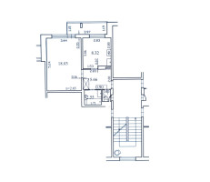 Parduodamas butas Taikos g., Justiniškės, Vilniaus m., Vilniaus m. sav., 35.46 m2 ploto, 1 kambariai 21